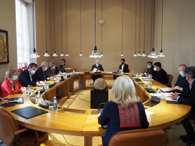 Convocatoria do Pleno do Parlamento de Galicia previsto para o 9 de decembro de 2020